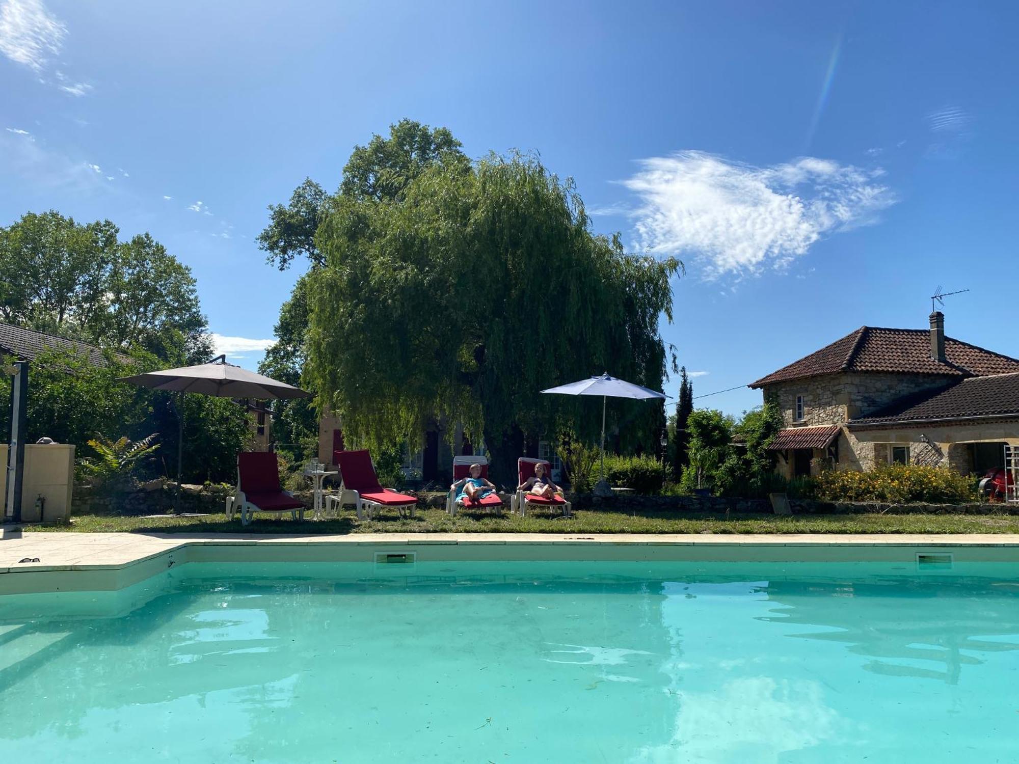 Sfeervol Vakantiehuis Op Landgoed Aan De Dordogne Villa Prudhomat Eksteriør billede